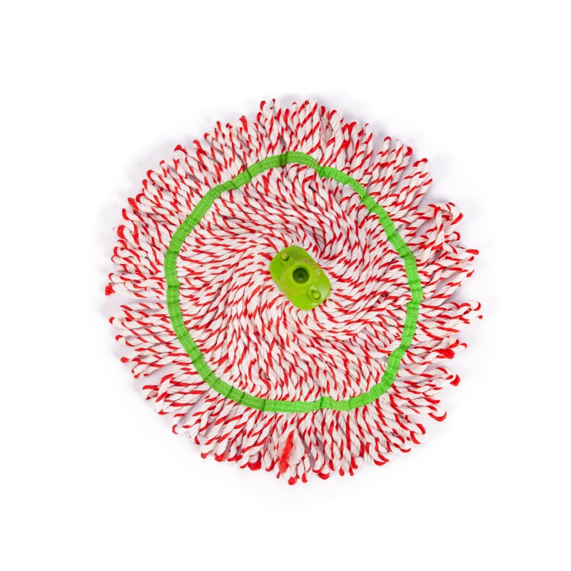 Tête de vadrouille à fil torsadé en microfibre