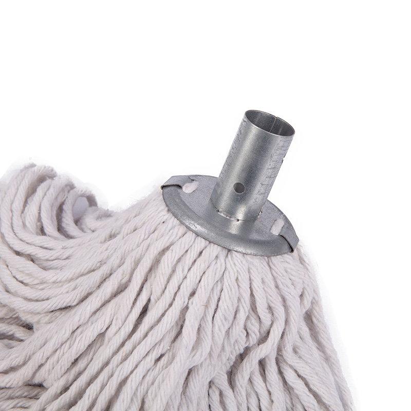 Vadrouille ronde en métal et coton mélangé